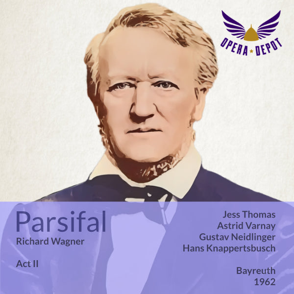 Wagner: Parsifal (Act II) - Thomas, Varnay, Neidlinger, Silja, Janowitz; Knappertsbusch. Bayreuth, 1962