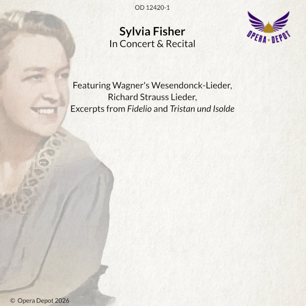 Concert: Sylvia Fisher - Featuring the Wesendonck-Lieder, Strauss Lieder, plus excerpts from Tristan und Isolde and Fidelio
