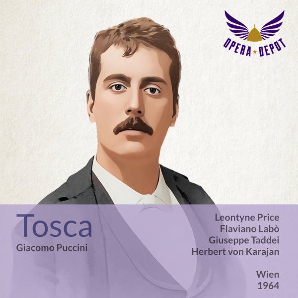 Puccini: Tosca - Price, Labò, Taddei, Kunz, Zaccaria; Karajan. Wien, 1964