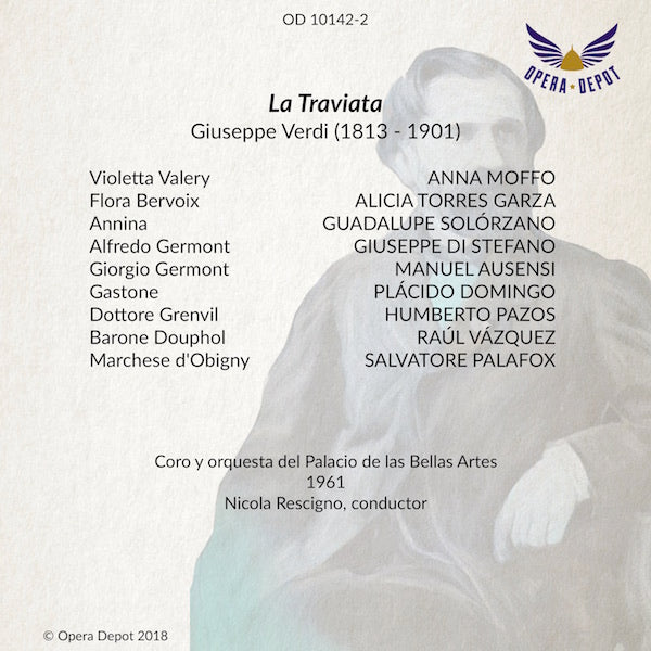 Verdi: La Traviata - Moffo, di Stefano, Ausensi, Passos; Rescigno.  Mexico City, 1961