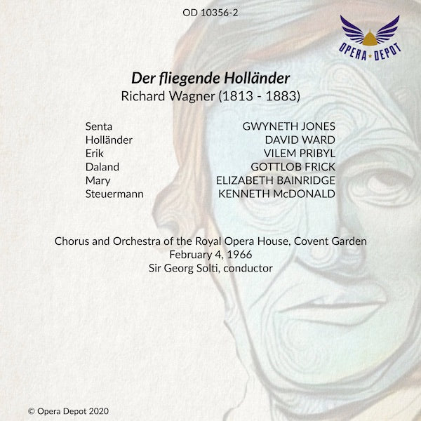Wagner: Der fliegende Holländer - Ward, Jones, Frick, Prybil, Bainbridge, MCDonald; Solti.  London, 1966