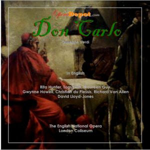 Verdi: Don Carlo (In English) - Hunter, Swift, Guy, Howell, Van Allen, Du Plessis; Lloyd-Jones.  ENO, 1974