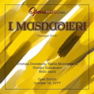 Verdi: I Masnadieri - Deutekom, Moldoveanu, Zancanaro, R. Curtin; Santi.  Zurich, 1977 