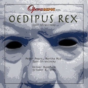 Stravinsky: Oedipus Rex - Pears, Mödl, Rehfuss, von Rohr; Stravisnky.  Köln, 1951