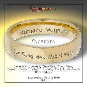 Wagner: Der Ring des Nibelungen (EXCERPTS) - Ligendza, Adam, Cox, Jones, Brilioth, Ridderbusch; Stein.  Bayreuth, 1971