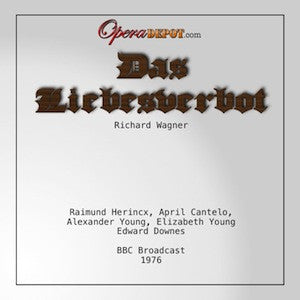 Wagner: Das Liebesverbot - Young, Castelo, Herincx, Gale, Caley; Downes. London, 1976