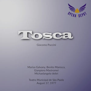 Puccini: Tosca - Galvany, Maresca, Mastromei; Veltri.  Brazil, 1977
