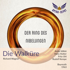 Wagner: Die Walküre - Välkki, Meyfarth, Hotter, Uhl, Hoffman, Frick; Kempe.  Bayreuth, 1963