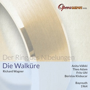 Wagner: Die Walküre - Välkki, Meyfarth, Adam, Uhl, Hoffman, Frick; Klobucar.  Bayreuth, 1964