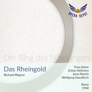 Wagner: Das Rheingold - Adam, Kelemen, Martin, Ridderbusch, Dominguez; Sawallisch. Roma, 1968