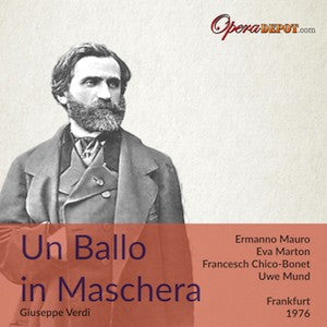 Verdi: Un Ballo in maschera - Marton, Mauro, Chico-Bonet, Schlemm; Mund. Frankfurt, 1976
