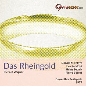 Wagner: Das Rheingold - McIntyre, Randová, Zednik, Kélémen, Salminen, Jerusalem; Boulez. Bayreuth, 1977