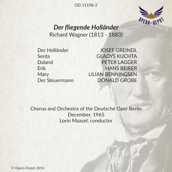 Wagner: Der fliegende Holländer - Greindl, Kuchta, Grobe; Maazel. Berlin, 1965