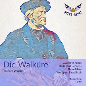 Wagner: Die Walküre - Jones, Adam, Behrens, King, Fassbaender; Sawallisch. München, 1977