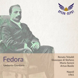Giordano: Fedora - Tebaldi, di Stefano, Sereni; Basile. Napoli, 1962