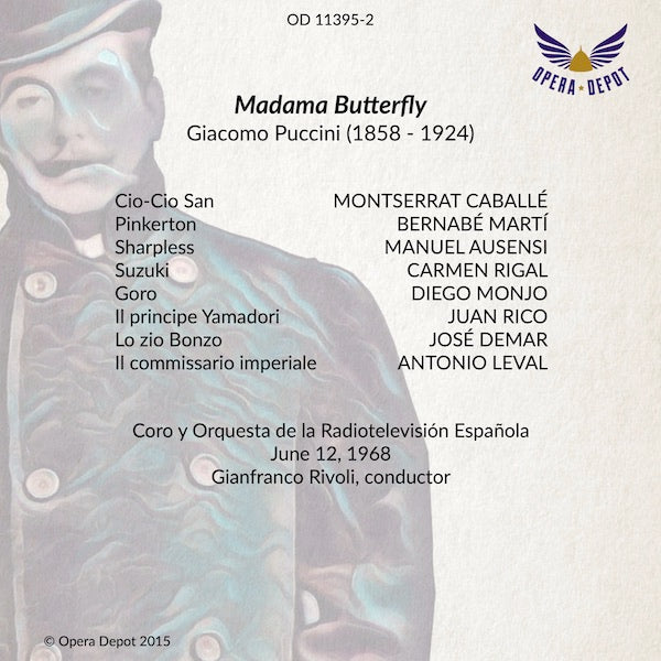 Puccini: Madama Butterfly - Caballé, Martí, Ausensi; Rivoli, Spain, 1968