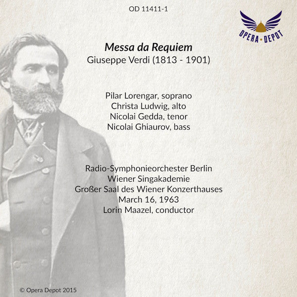 Verdi: Requiem - Lorengar, Ludwig, Gedda, Ghiaurov; Maazel. Wien, 1963