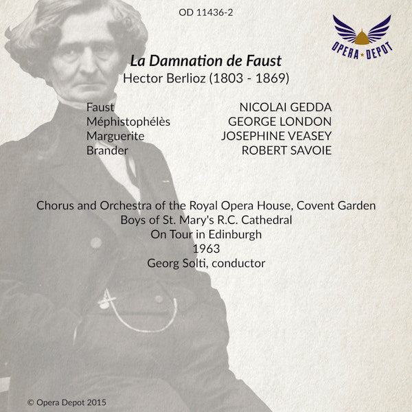 Berlioz: La Damnation de Faust - Gedda, London, Veasey, Savoie; Solti. Edinburgh, 1963