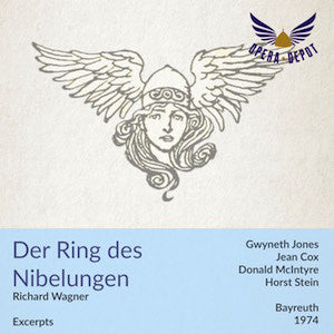 Wagner: Der Ring des Nibelungen (Excerpts) - Jones, Cox, McIntyre, Knie, Roberts, Brenneis, Ridderbusch; Stein. Bayreuth, 1974