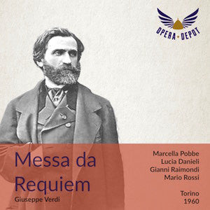 Verdi: Messa da Requiem - Pobbe, Danieli, G. Raimondi, Mazzoli; Rossi. Torino, 1960
