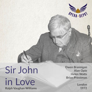Vaughan Williams: Sir John in Love - Brannigan, Fyson, Opie, Norrington, Watts; Priestman. London, 1972