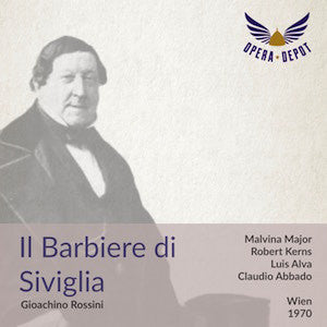 Rossini: Il Barbiere di Siviglia - Kerns, Alva, Major, Corena, Montarsolo; Abbado. Wien, 1970