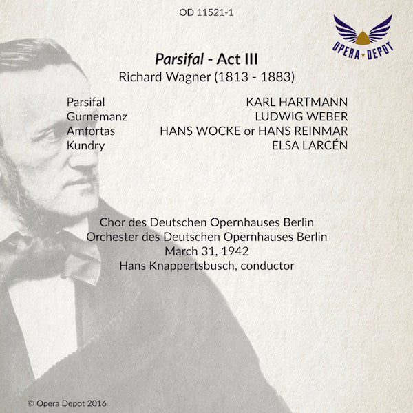 Wagner: Parsifal (Act III) - Hartmann, Weber, Larcén, Reinmar; Knappertsbusch. Berlin, 1942