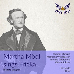 Wagner: Martha Mödl sings Fricka - With Stewart, Dvorakova, Silja, Windgassen, Madeira, Ridderbusch; Suitner. Bayreuth, 1967