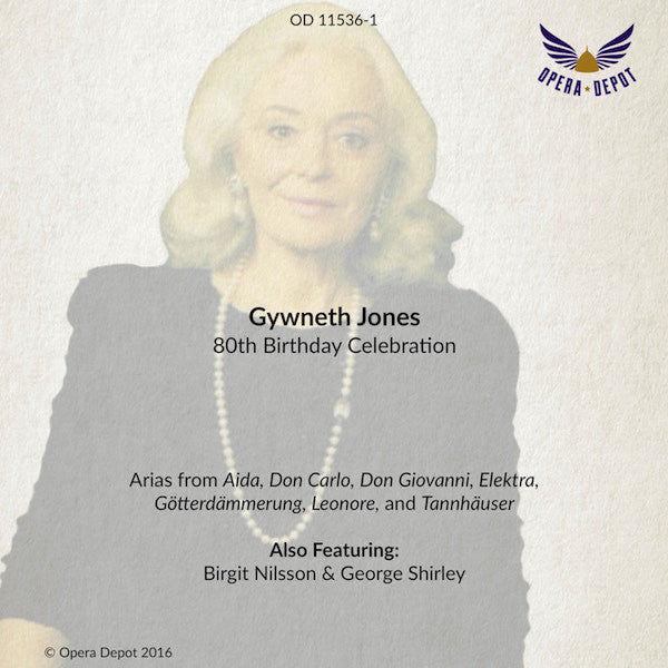 Compilation: Gwyneth Jones 80th Birthday Celebration - Arias from Don Giovanni, Leonore, Don Carlo, Götterdämmerung, Elektra and more