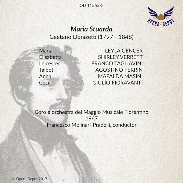 Donizetti: Maria Stuarda - Gencer, Verrett, Fr. Tagliavini, Ferrin; Molinari-Pradelli. Firenze, 1967