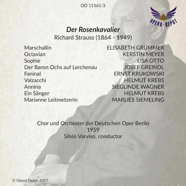 Strauss: Der Rosenkavalier - Grümmer, Meyer, Otto, Greindl; Varviso. Berlin, 1959