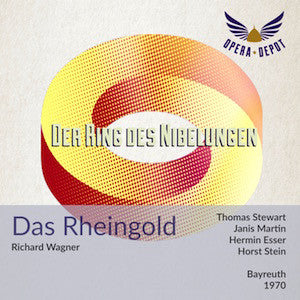 Wagner: Das Rheingold - Stewart, Martin, Esser, Ridderbusch, Rundgren, Kollo; Stein. Bayreuth, 1970