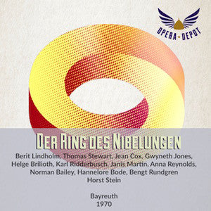 Wagner: Der Ring des Nibelungen - Lindholm, Cox, Stewart, Jones, Brilioth, Ridderbusch, Martin, Bailey, Bode, Reynolds; Stein. Bayreuth, 1970