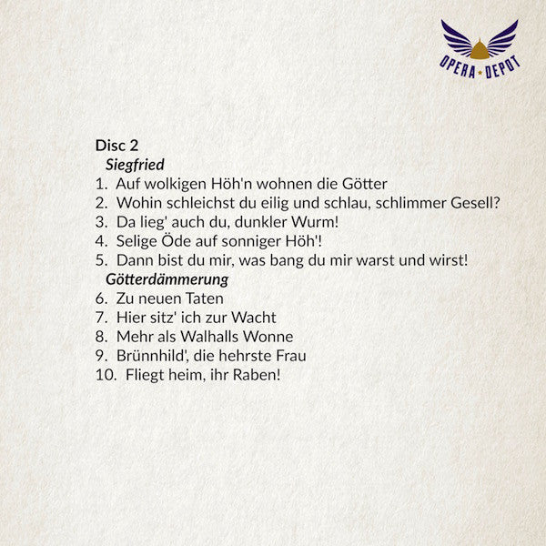 Wagner: Der Ring des Nibelungen (Excerpts) - Nilsson, Windgassen, Adam, Rysanek, King, Greindl, Mödl; Böhm/Suitner. Bayreuth, 1967