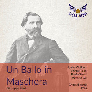 Verdi: Un Ballo in maschera - Welitsch, Picchi, Silveri, Nino, Watson; Gui. Glyndebourne, 1949