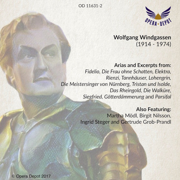 Compilation: Wolfgang Windgassen - Scenes from Fidelio, Elektra, Die Frau ohne Schatten, Tristan, Meistersinger, Parsifal, Rienzi & The Ring