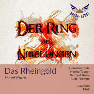 Wagner: Das Rheingod - Uhde, Töpper, Stolze, Bjoner, Stewart, Kraus, Höffgen; Kempe. Bayreuth, 1960