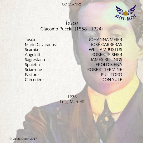 Puccini: Tosca - Meier, Carreras, Justus; Martelli. 1976