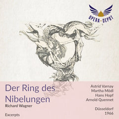 Wagner: Der Ring des Nibelungen (excerpts) - Varnay, Mödl, Hopf, Symonette, Hoffman, Talvela, Kélémen; Quennet. Düsseldorf, 1966