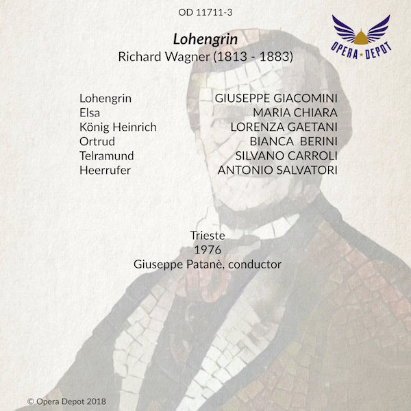 Wagner: Lohengrin (In Italian) - Giacomini, Chiara, Berini, Carroli, Patanè. Trieste, 1974