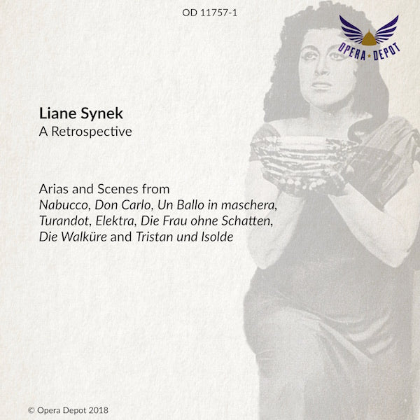 Compilation: Liane Synek - Arias from Nabucco, Ballo, Don Carlo, Turandot, Elektra, Frau, Walküre and Tristan