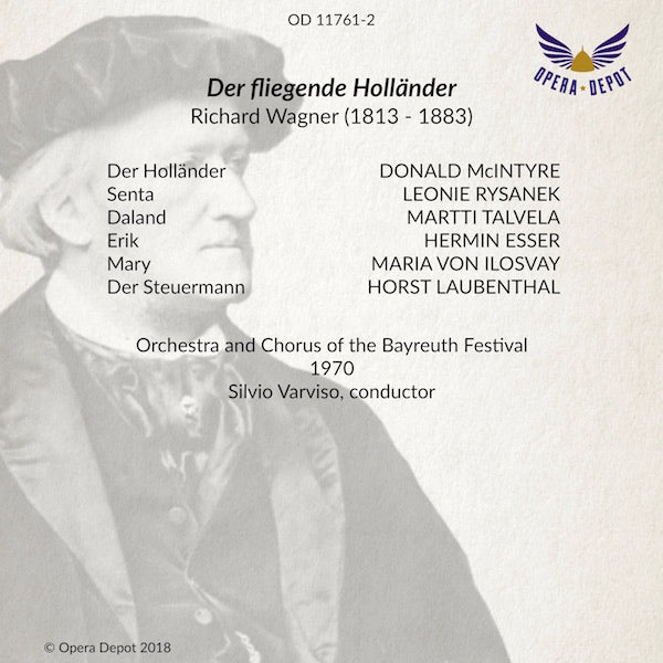 Wagner: Der fliegende Holländer - McIntyre, Rysanek, Talvela, Esser; Varviso. Bayreuth, 1970