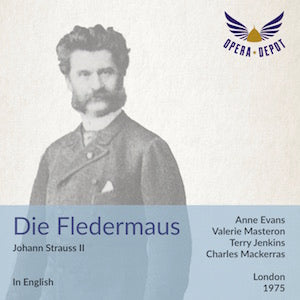 Strauss (Johann): Die Fledermaus (In English) - A. Evans, Masterson, Jenkins, Brecknock, Opie, Hood; Mackerras. London, 1975