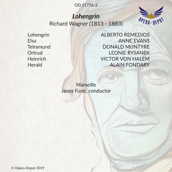 Wagner: Lohengrin - Remedios, A. Evans, Rysanek, McIntyre, Fondary; Furst. Marseille