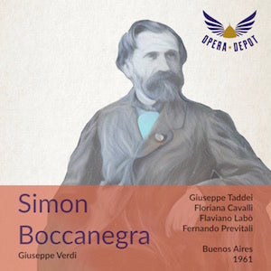Verdi: Simon Boccanegra - Taddei, Cavalli, Labò, Clabassi, Mastromei; Previtali. Buenos Aires, 1961