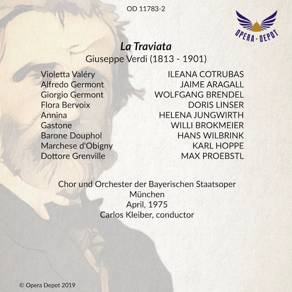 Verdi: La Traviata - Cotrubas, Aragall, Brendel; C. Kleiber. München, 1975