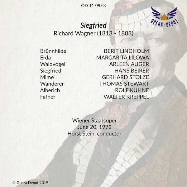 Wagner: Siegfried - Beirer, Lindholm, Stewart, Stolze, Lilowa, Auger; Stein. Wien, 1972