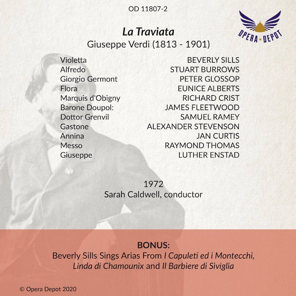 Verdi: La Traviata - Sills, Burrows, Glossop, Ramey; Caldwell. 1972