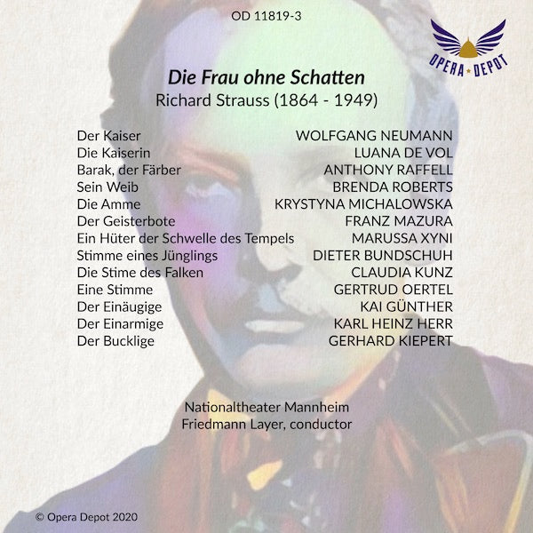 Strauss: Die Frau ohne Schatten - De Vol, Neumann, Roberts, Raffell, Mazura; Layer. Hamburg