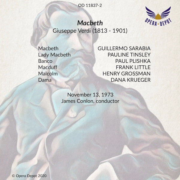 Verdi: Macbeth - Sarabia, Tinsley, Little, Plishka; Conlon. 1973